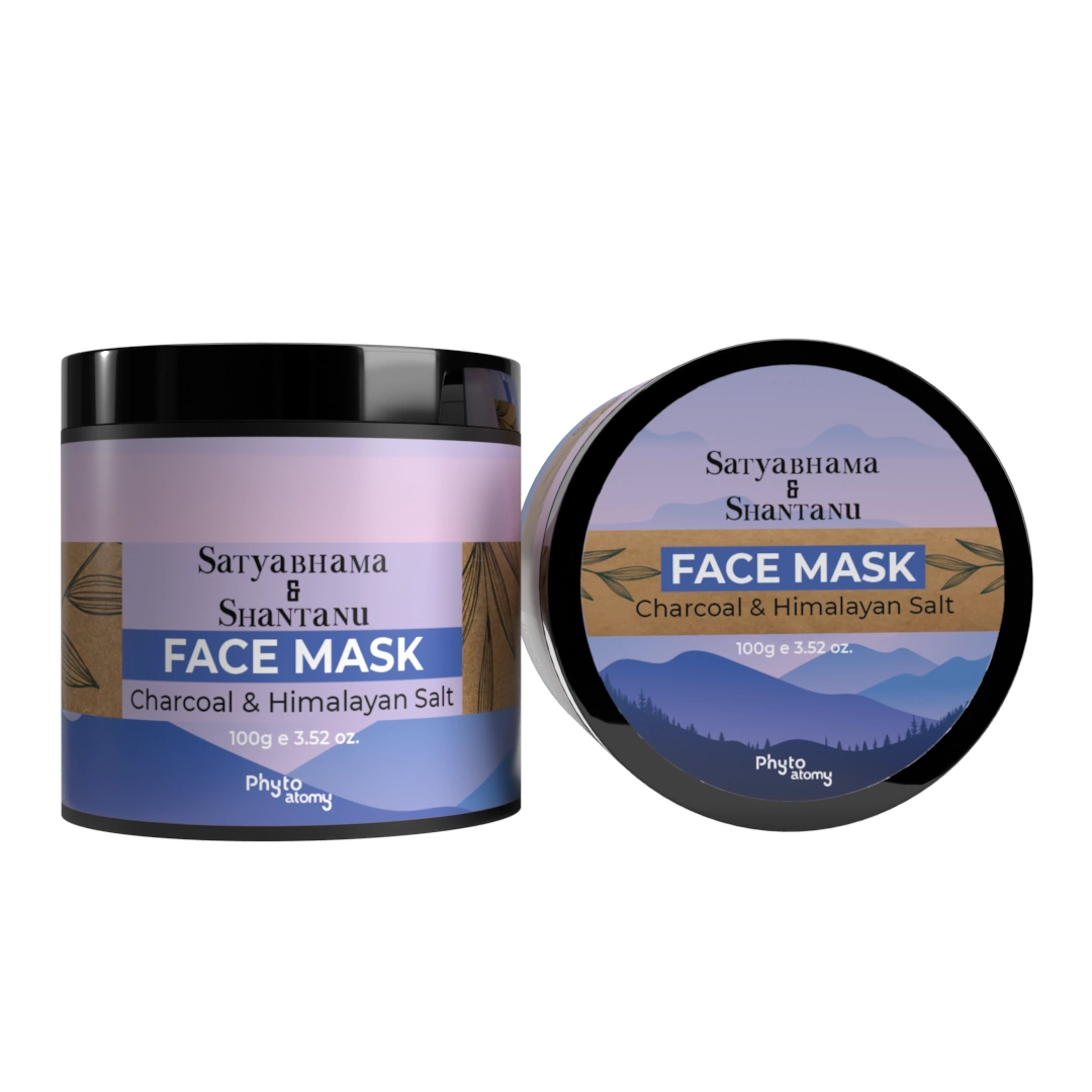 SCBV B2B Charcoal and Himalayan Salt Face Mask (100g)-24 Pcs.