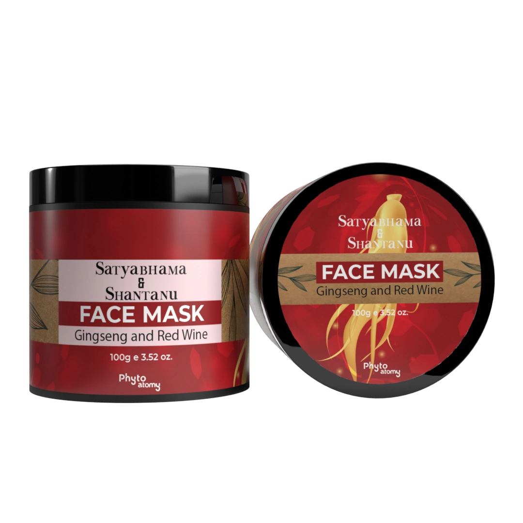 SCBV B2B Gingseng and Red Wine Face Mask (100g)-24 Pcs.