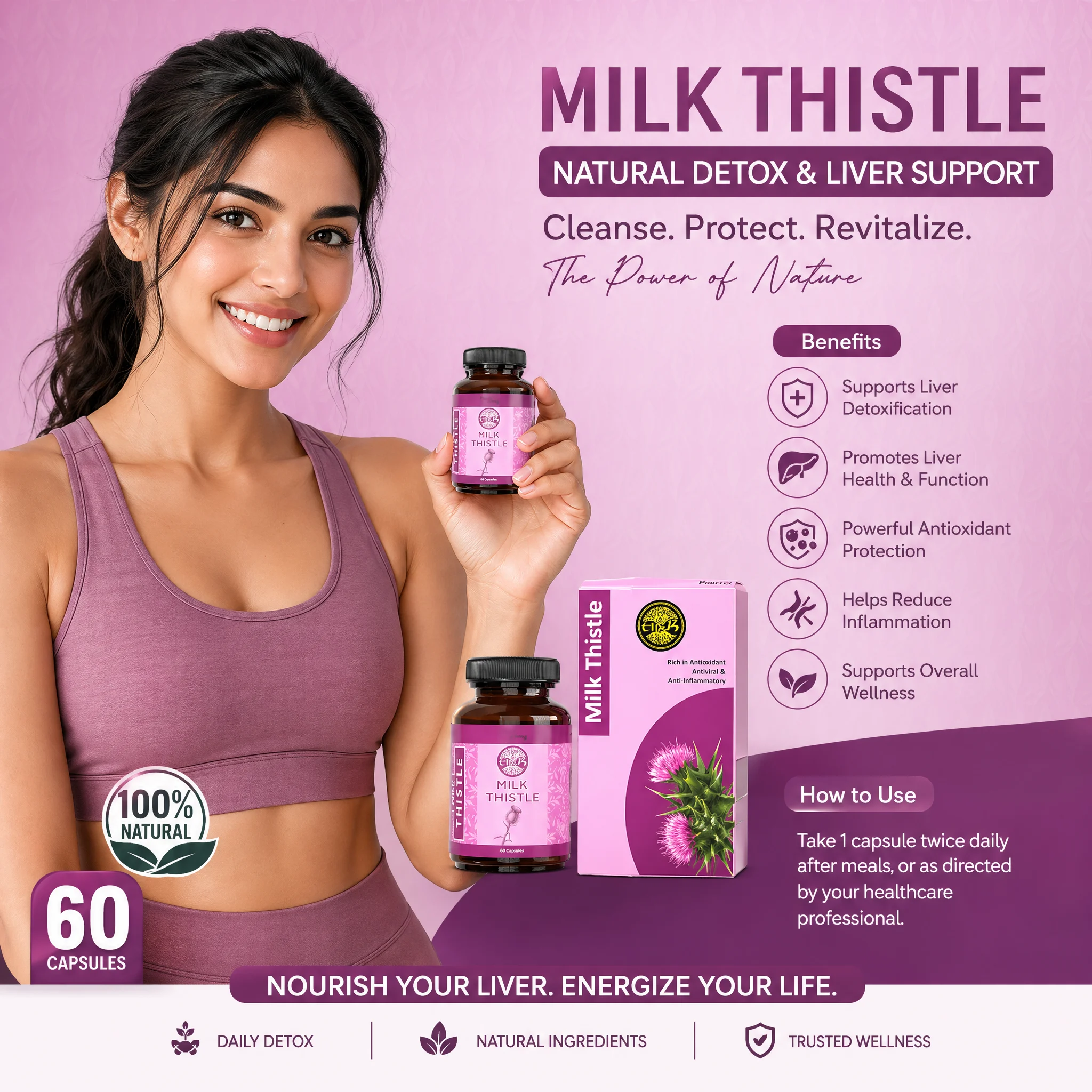 Milk  Thistle (60 Capsule)