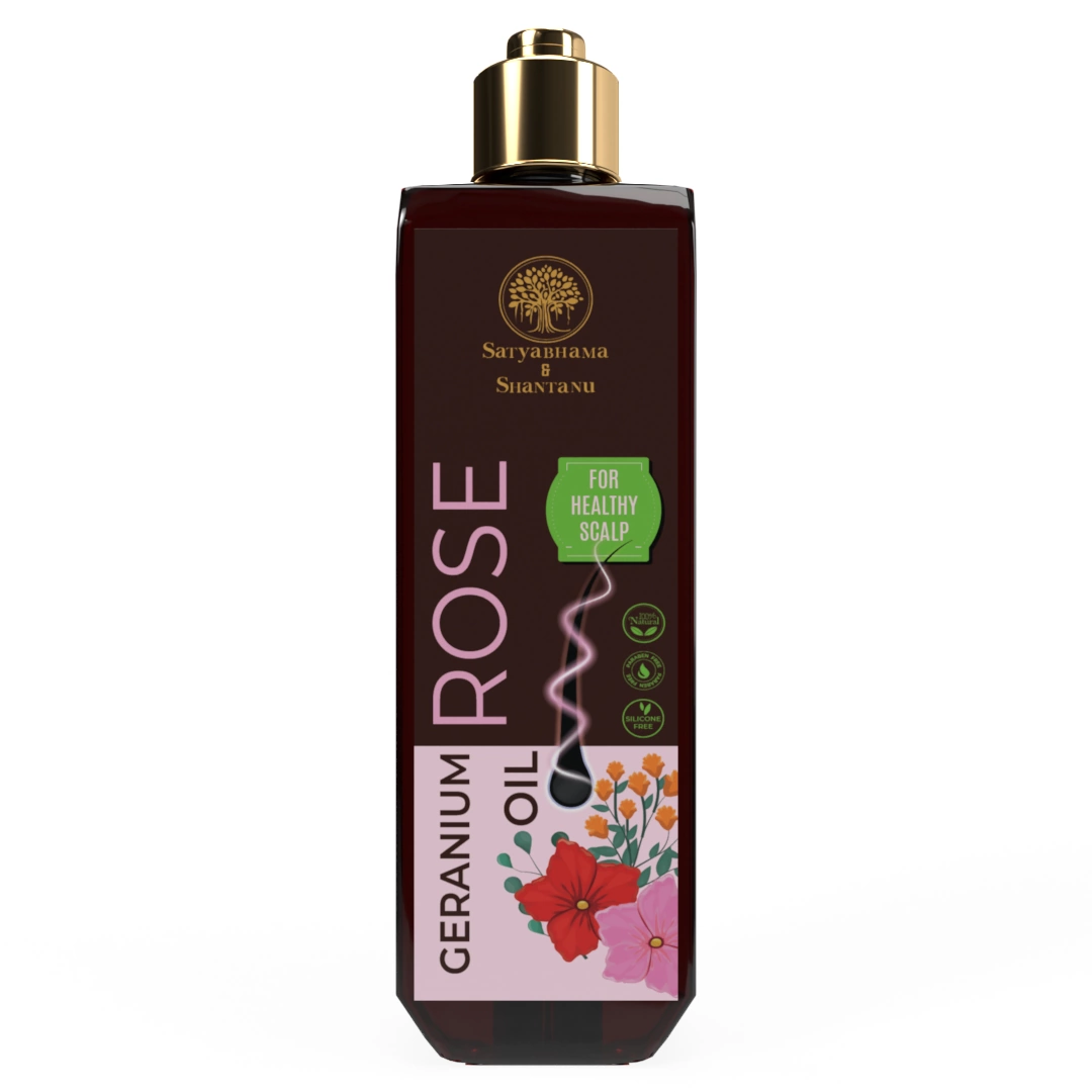Geranium Rose Hair Oil (200 ml)-24 Pcs.