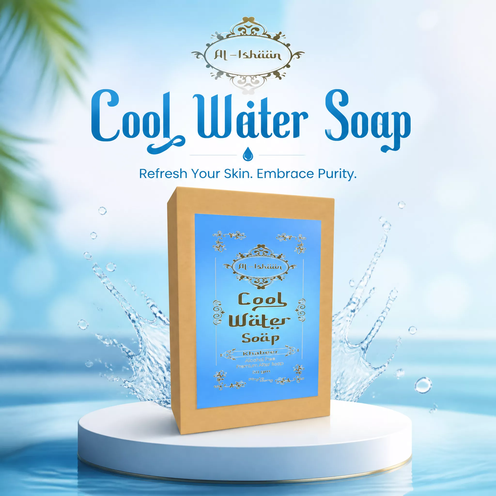 RBV B2B Cool Water Attar Soap (50g)- 43 Pcs.