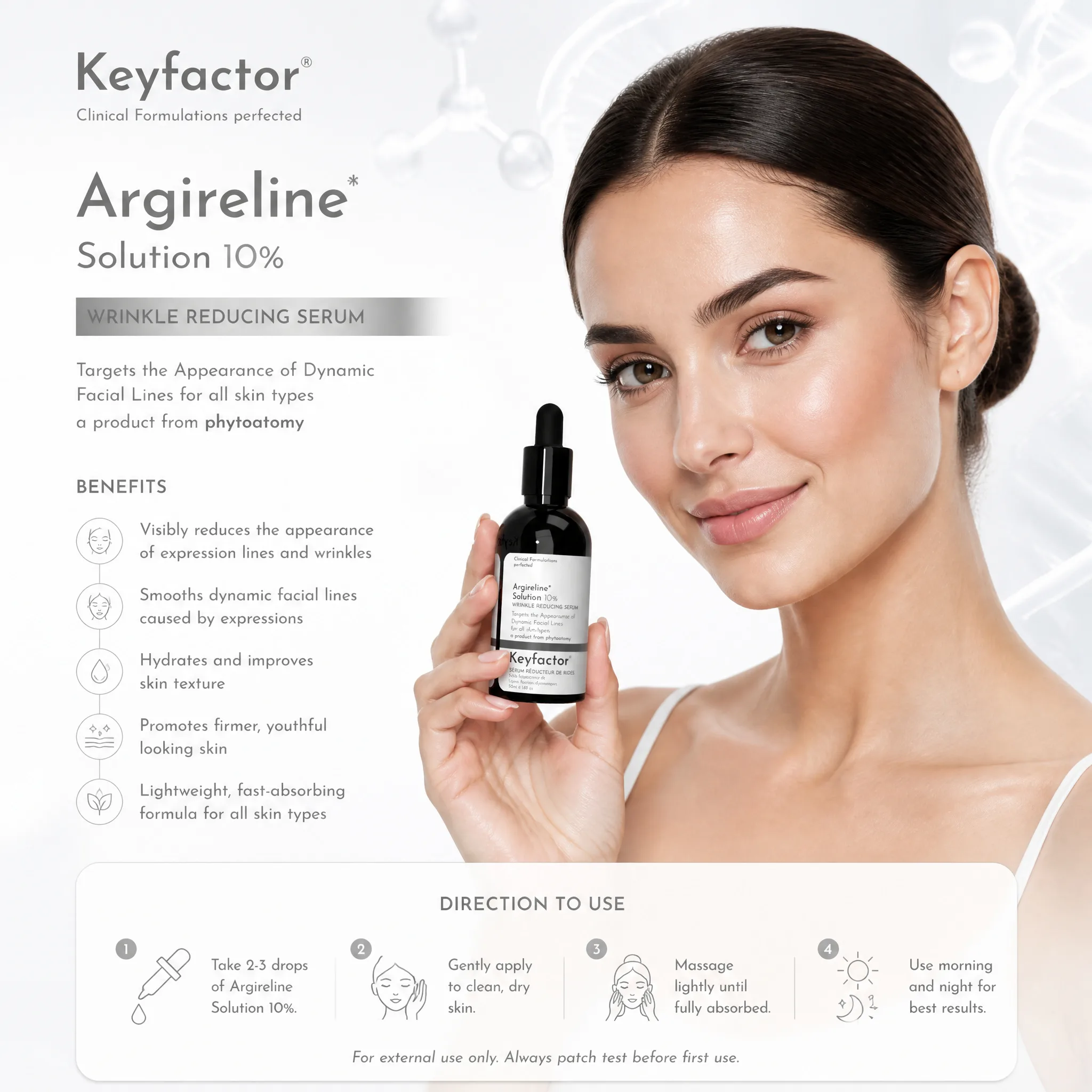 Kf-Argireline Solution 10% Wrinkle Reducing Serum -50Ml.