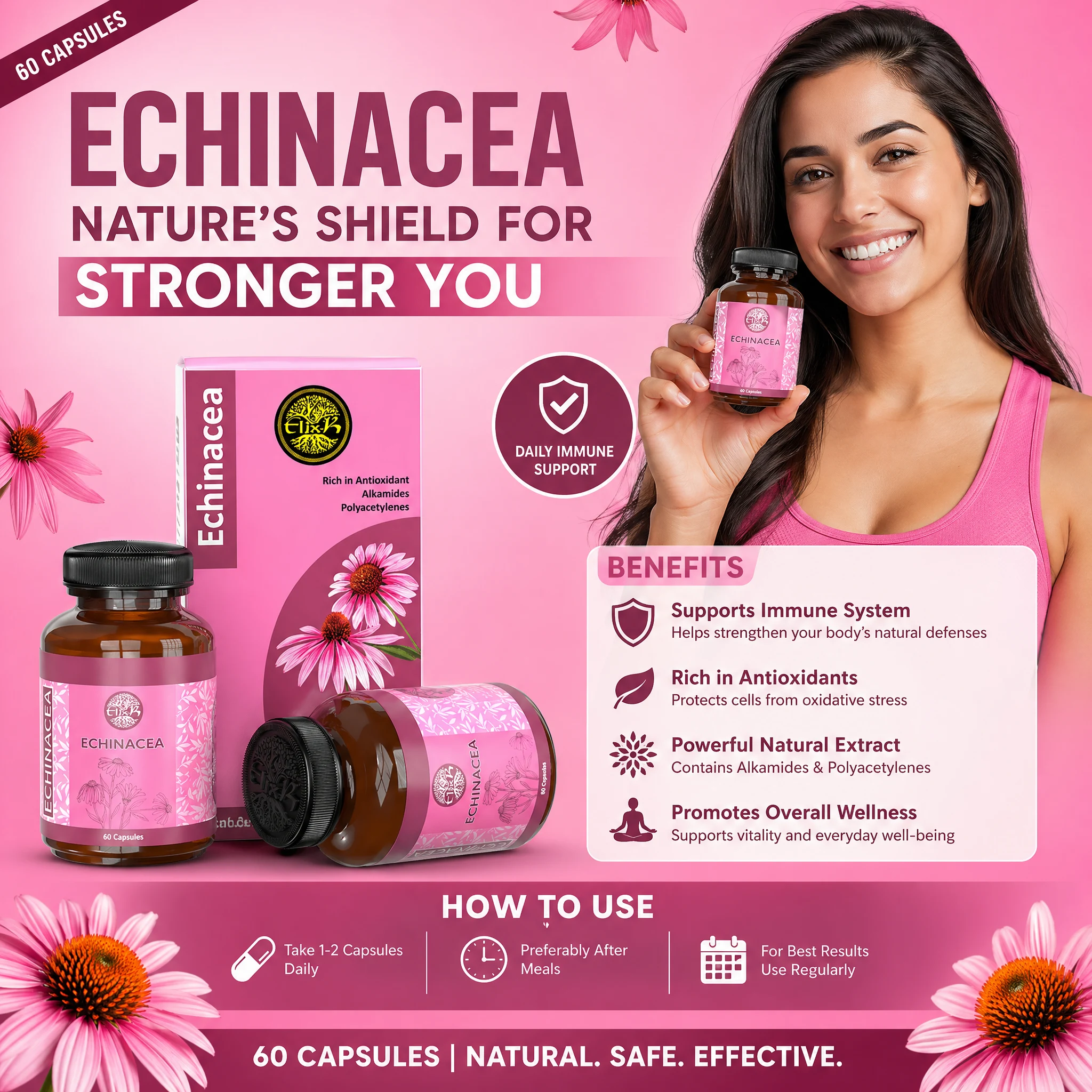 Echinacea (60 Capsule) - HS00534