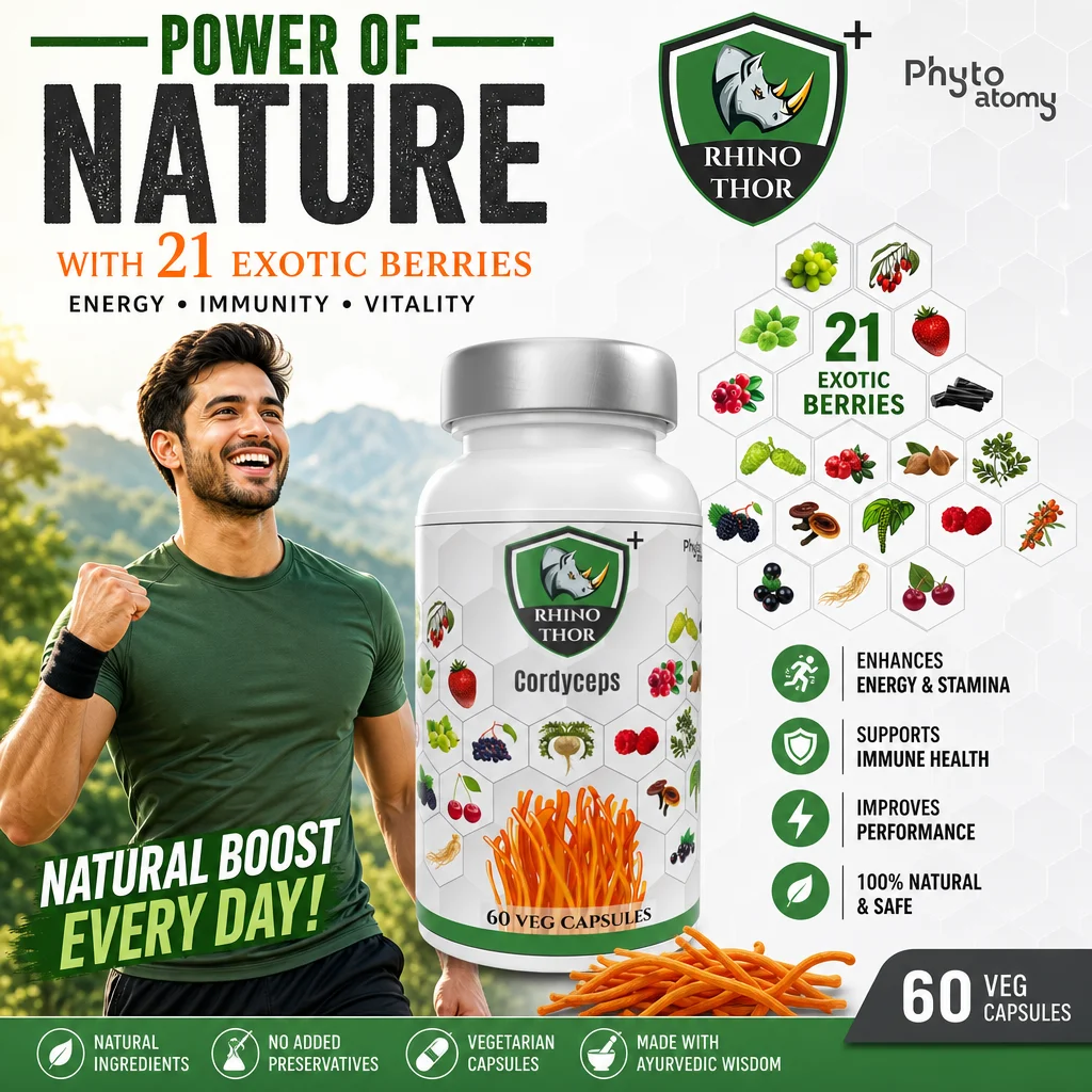 Rhino Thor With Cordyceps  90 Capsule (12 Pcs.)- Cobra (SP1740)