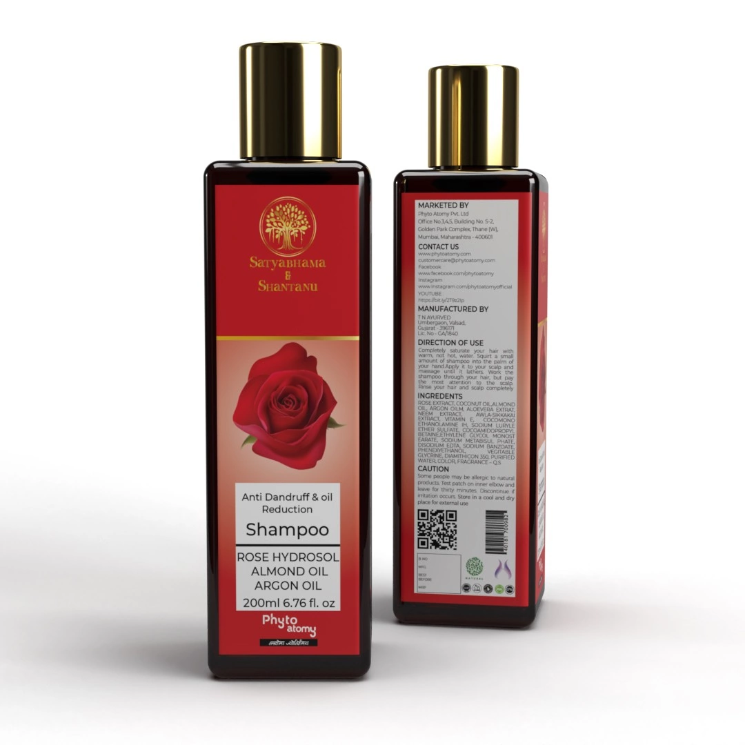 Rose Hydrosol Shampoo (200 ml)-24 Pcs.