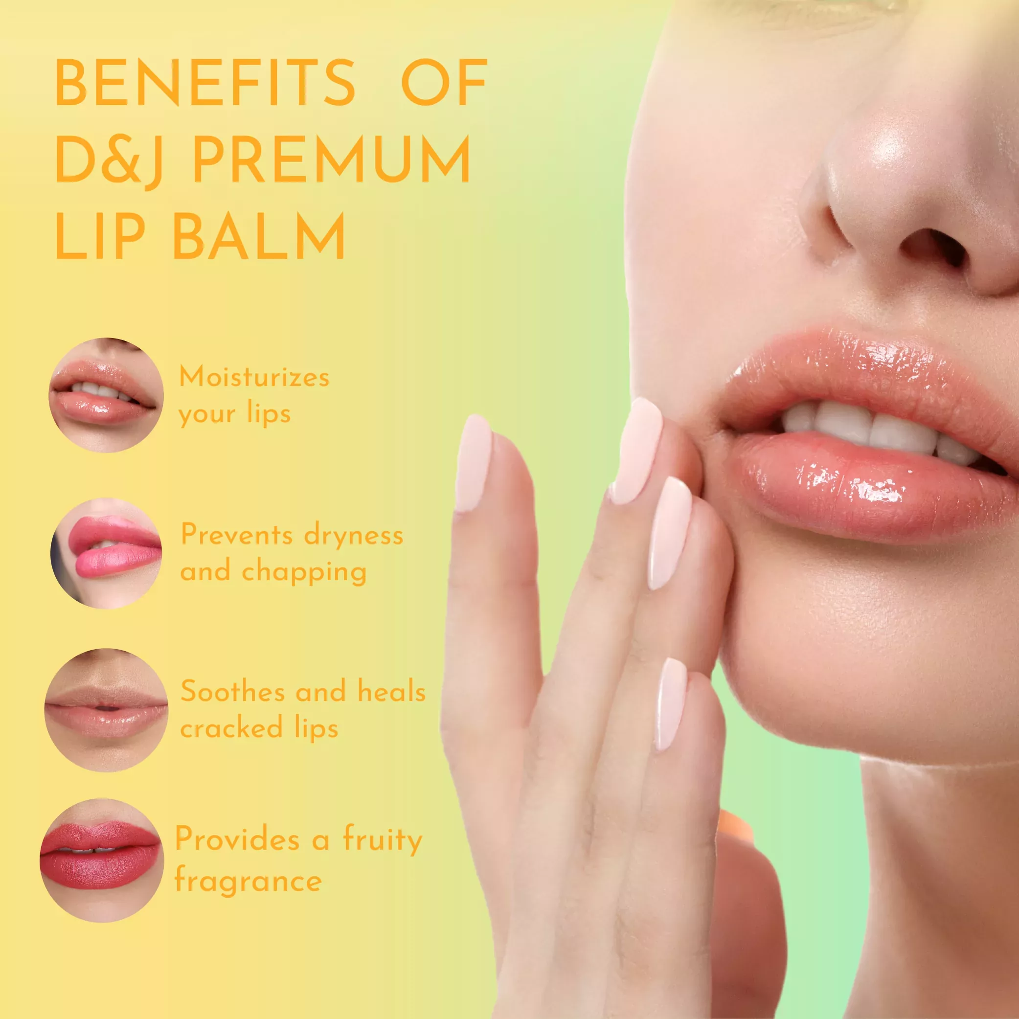 RBV B2B Lemon Lip Balm (8g)-24 Pcs.