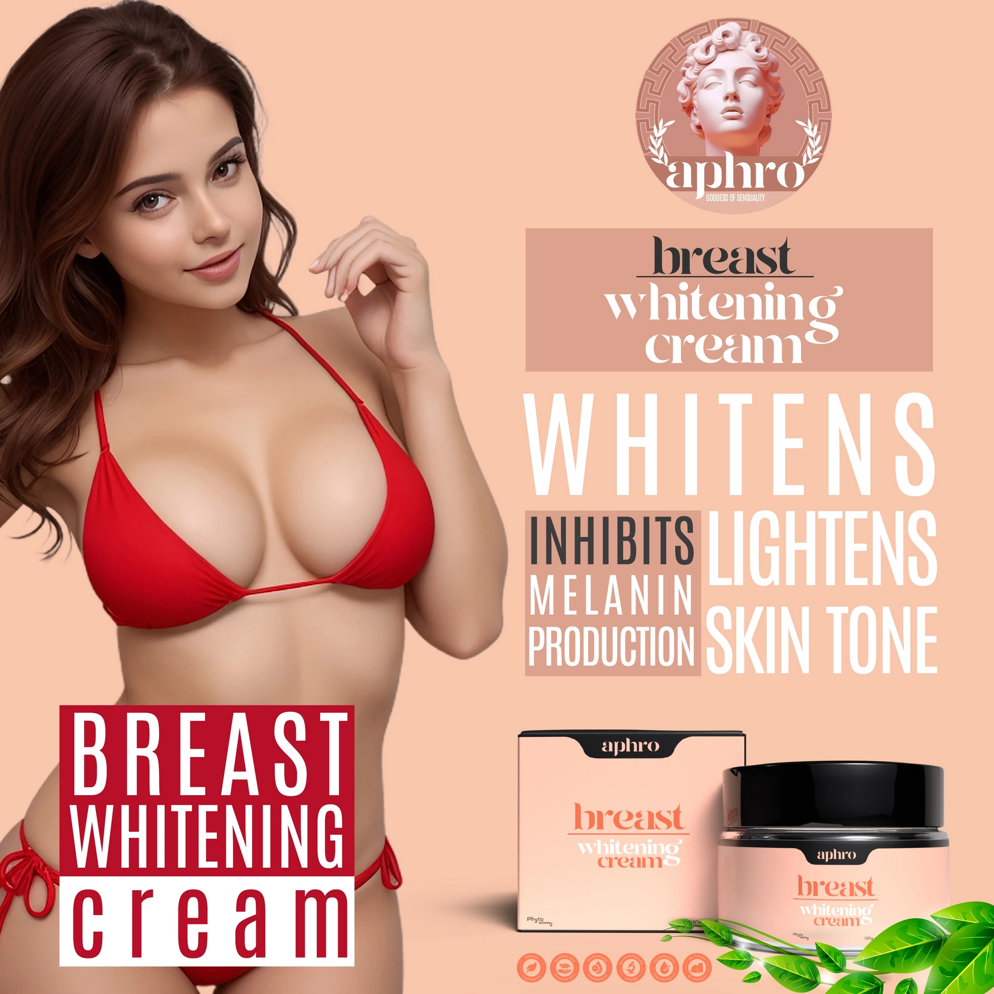 Aphro-Breast Whitening Cream -100Gm.