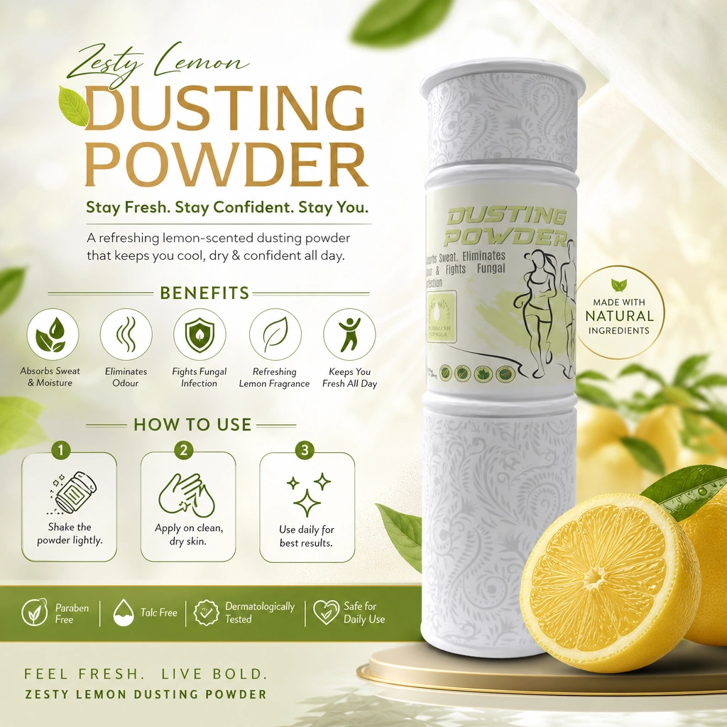 RBVB2B ZESTY LEMON Dusting Powder (120g) 24 Pcs (SP1494)