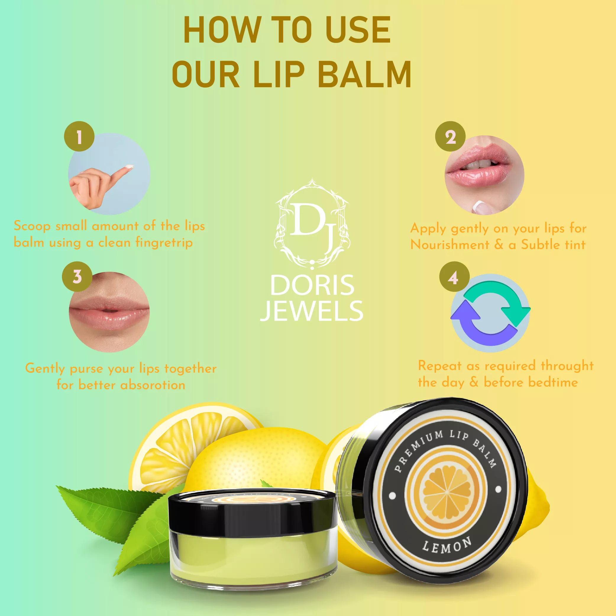 Lemon Lip Balm (8g)