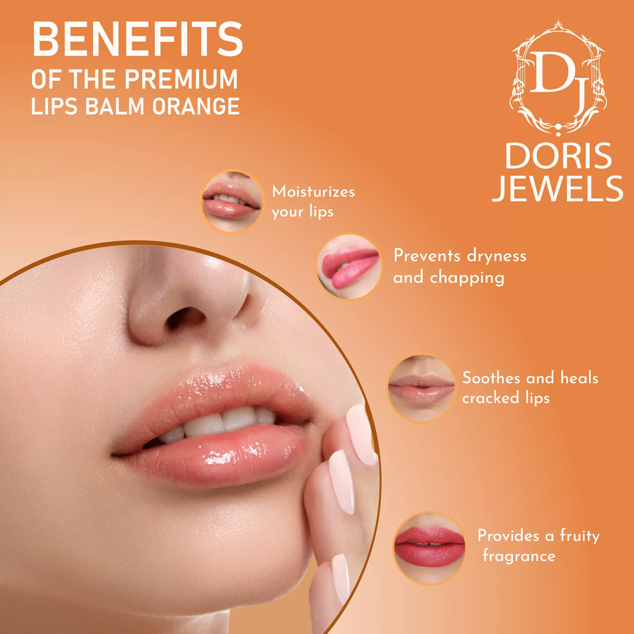 Orange Lip Balm (8g)