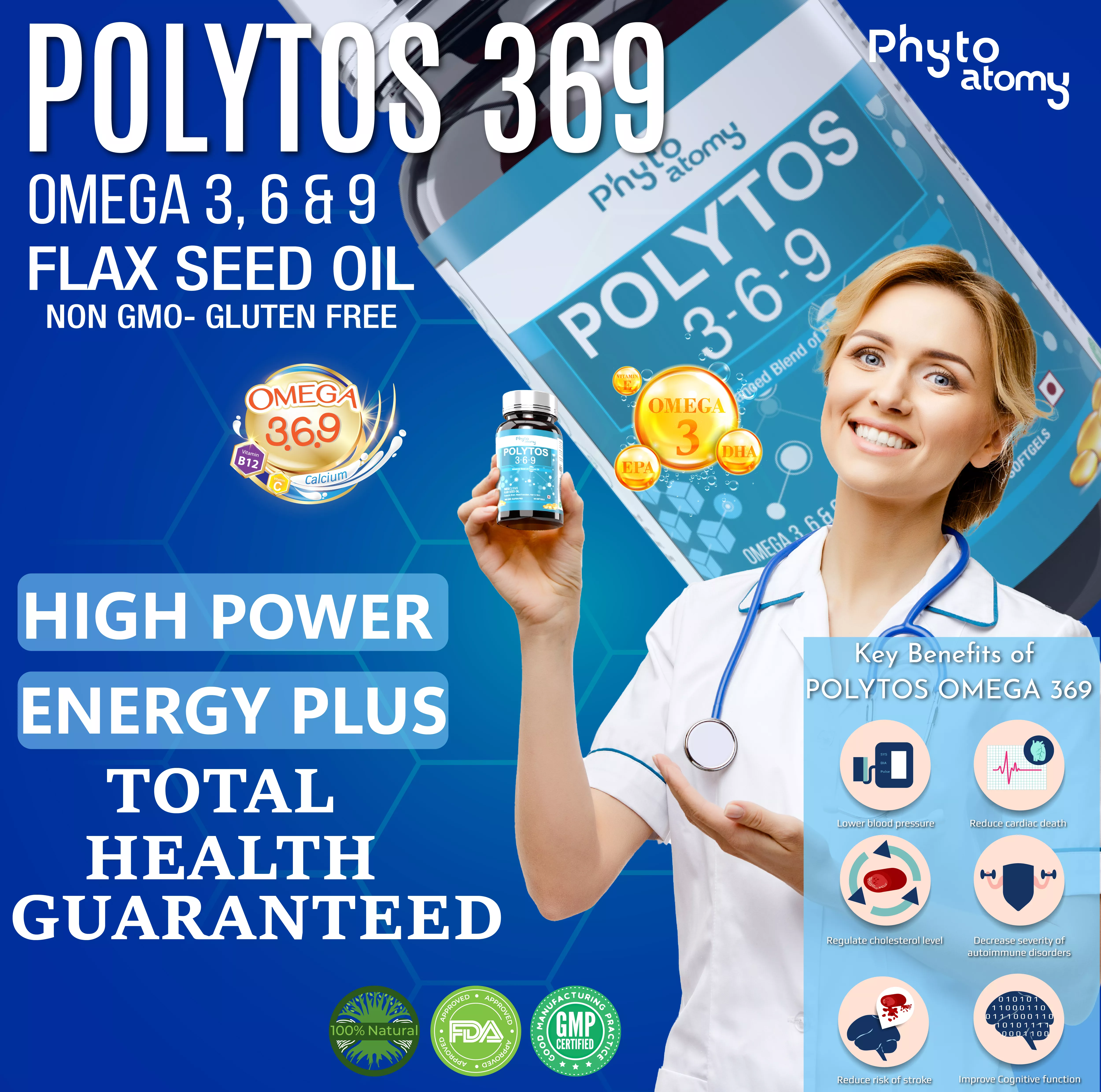 Polytos 3,6,9 Softgel Capsule (60 Capsule)