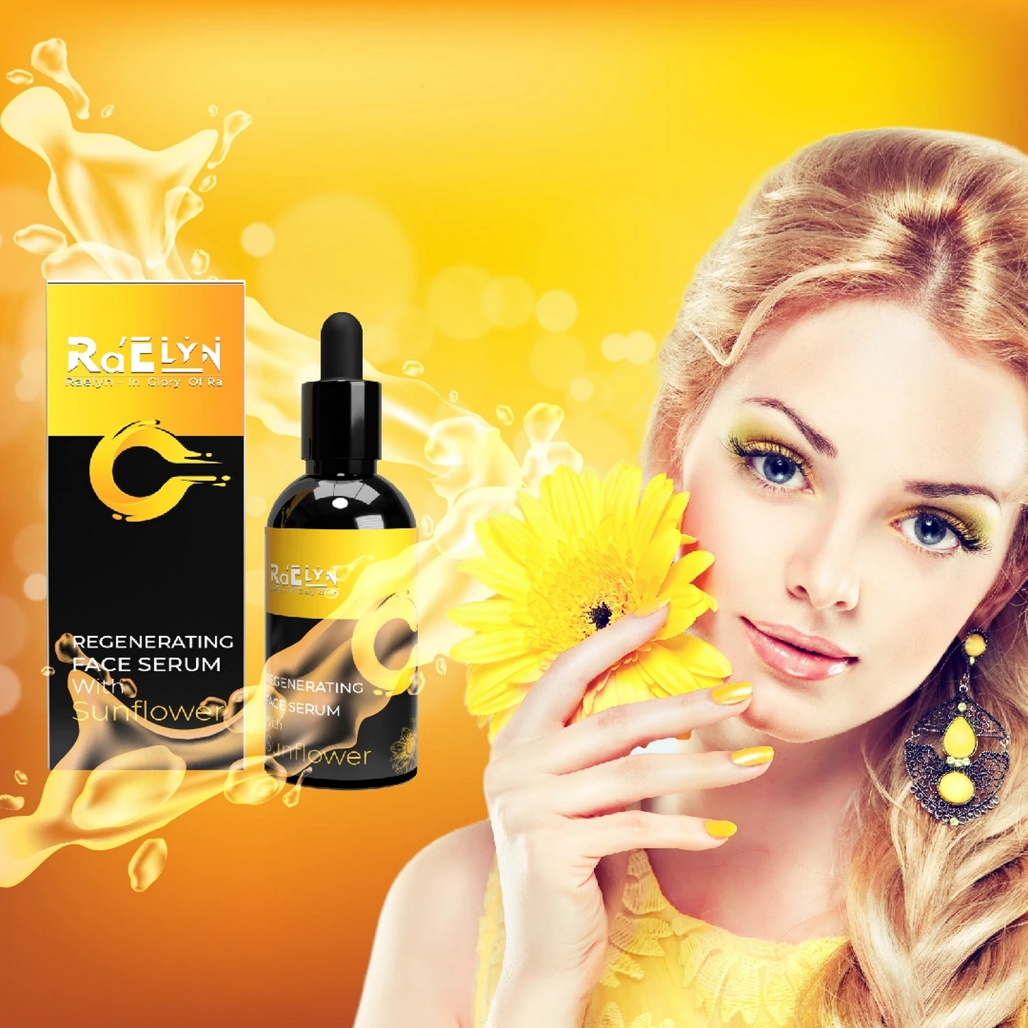 Regenerating Face Serum with Sun Flower (50 ml) (PC1379)