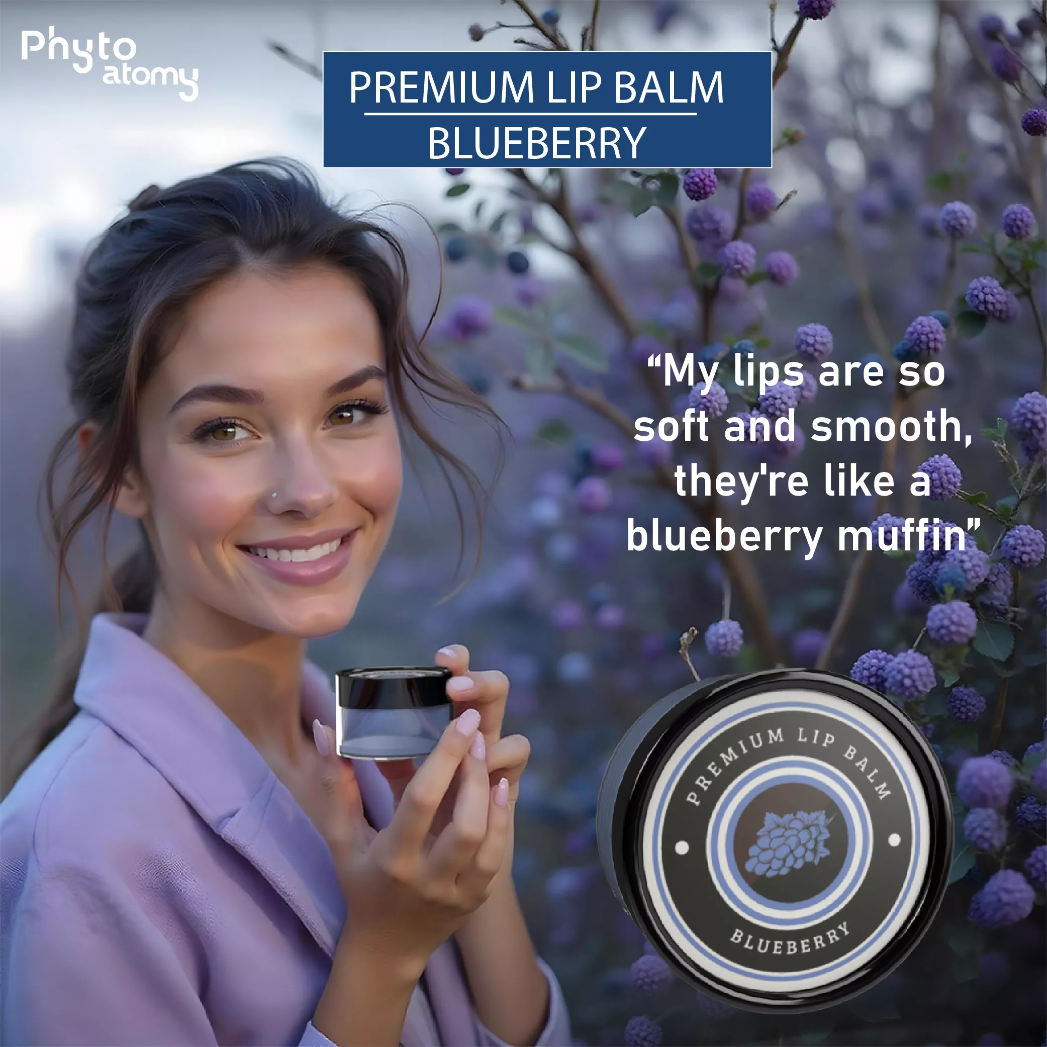 Blue Berry Lip Balm (8g)