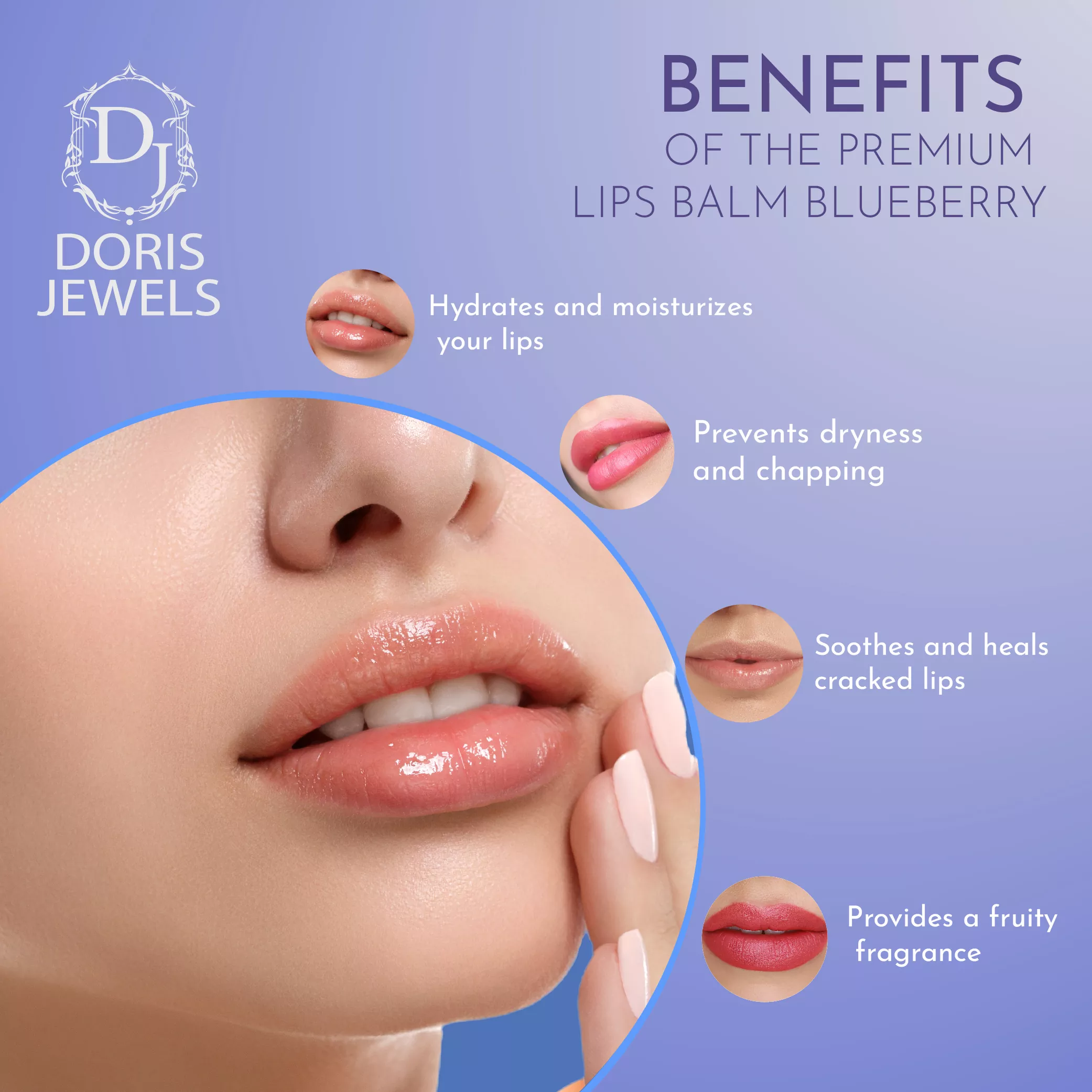 Blue Berry Lip Balm (8g)