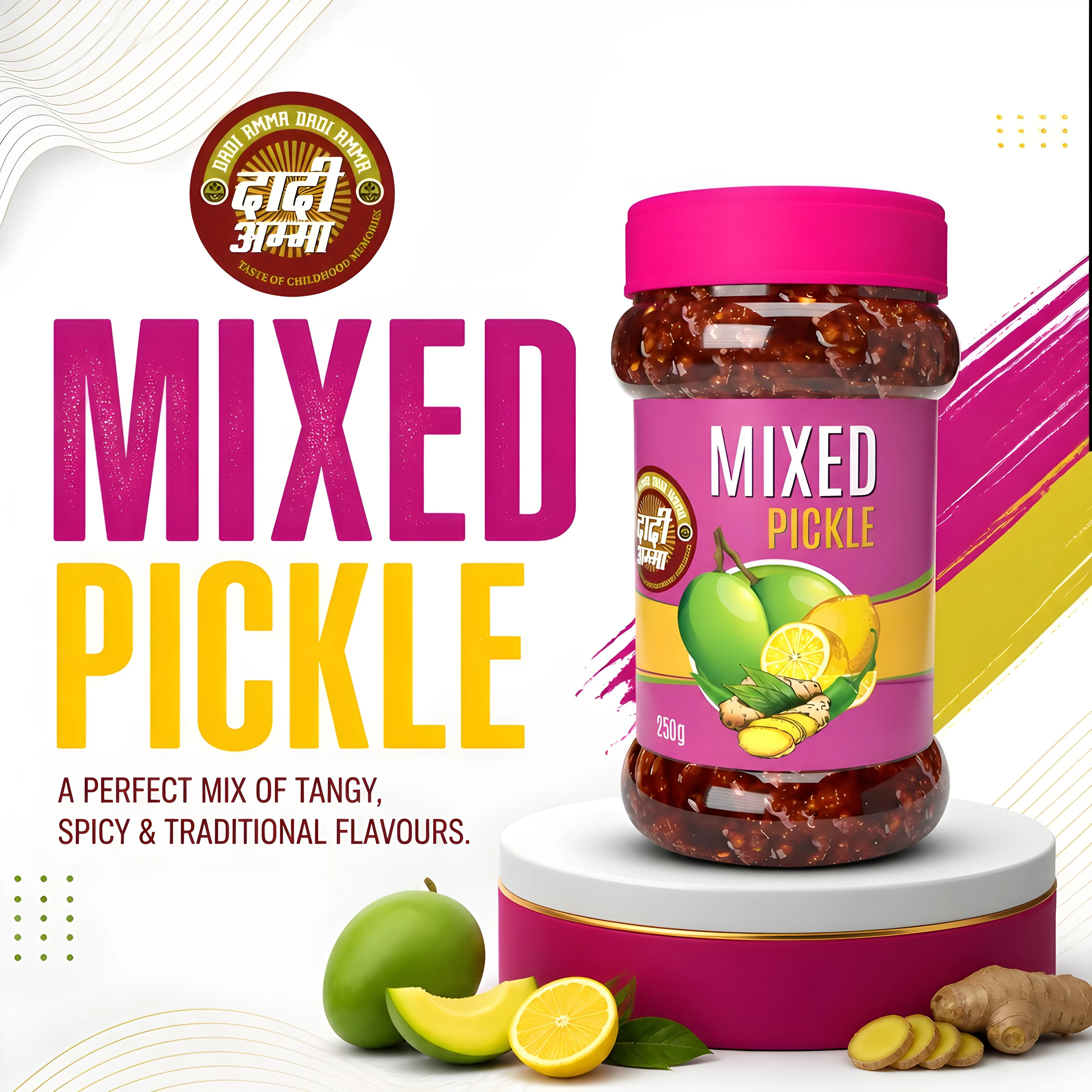 Dadi Amma Mixed Pickle 250g (F&00271)