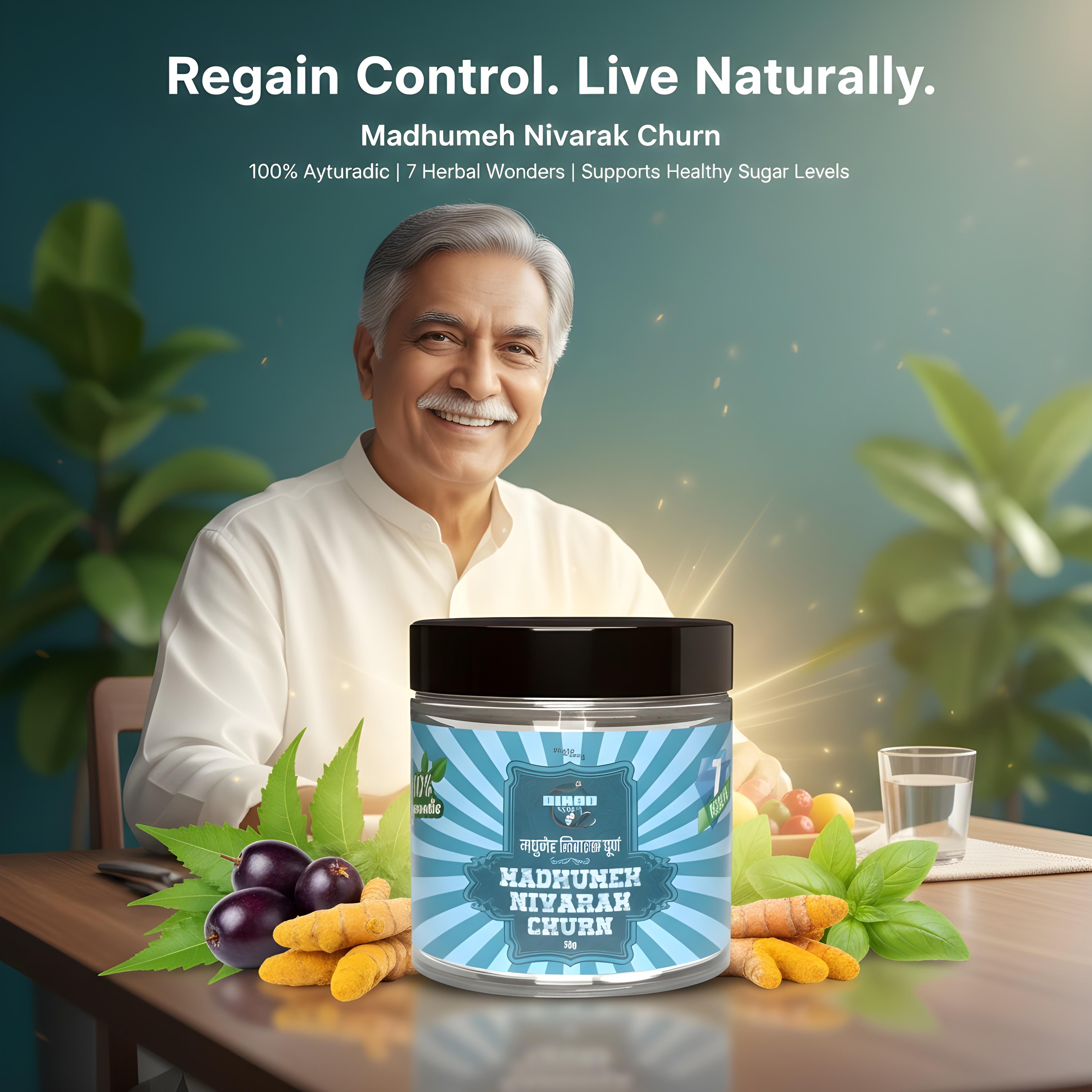 Madhumeh Nivarak Churn (50g) (HS00496)
