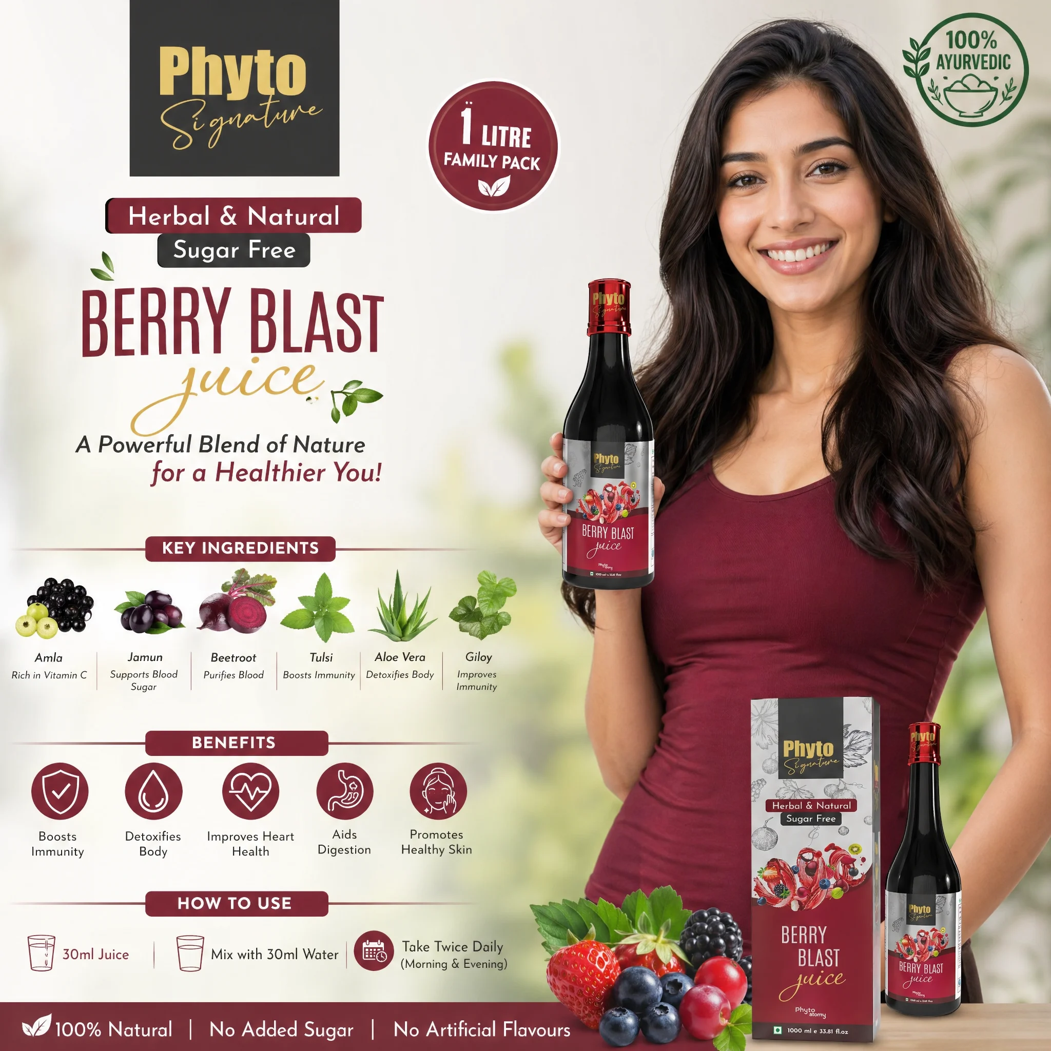 Berry Blast Juice 1Ltr.(HS00697)