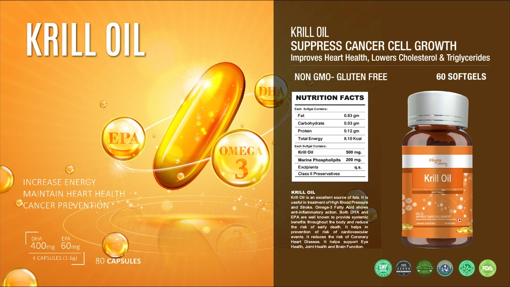 SCBV B2B Krill Oil Softgel Capsule (60 Capsule)-4 Pcs.