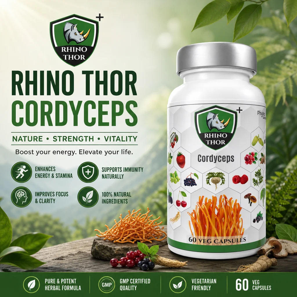 Rhino Thor With Cordyceps 90 Capsule (1 Pcs.) (SP1737)
