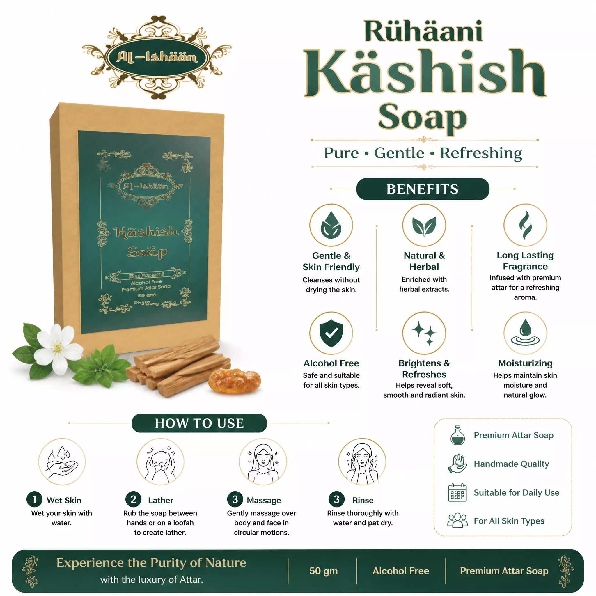 Kashish Attar Soap (50g)