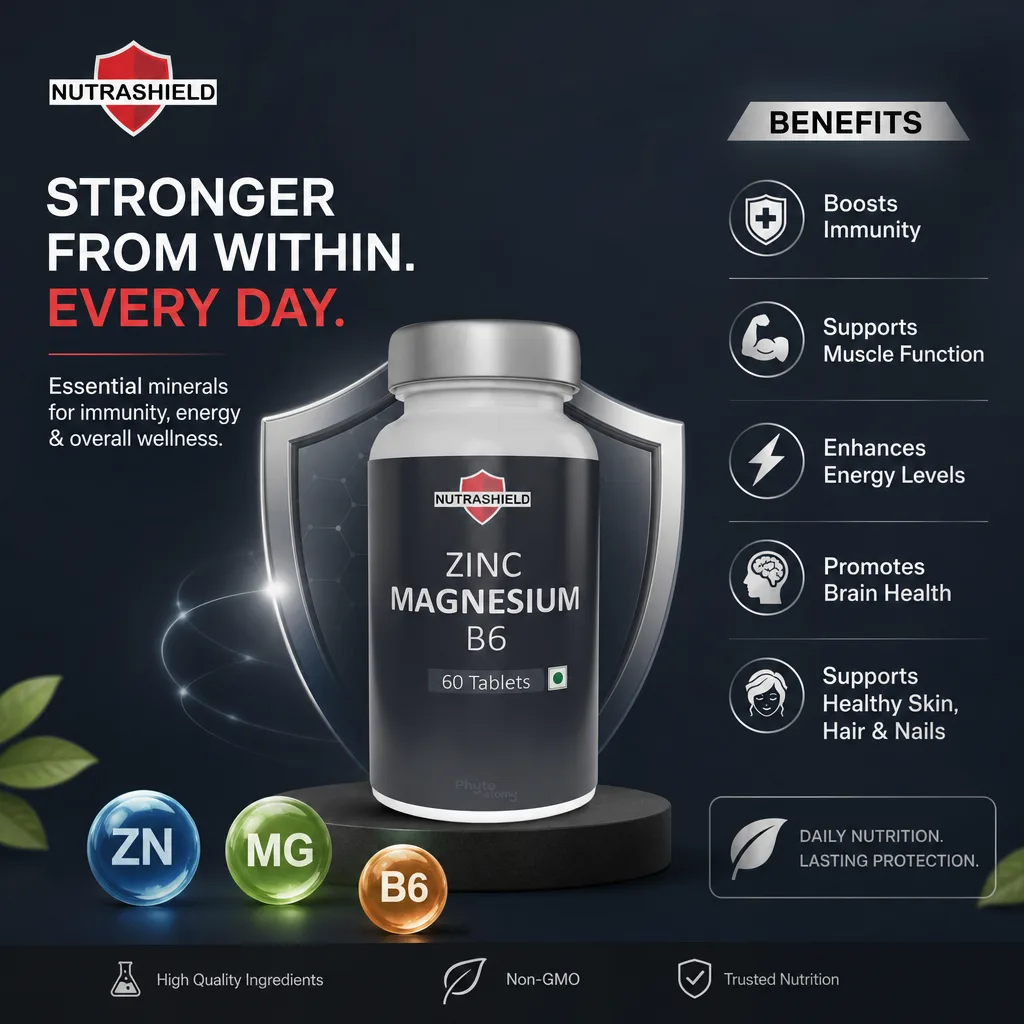 ZINC Magnesium B6 (60 Tab.) (9 Pcs) -Delta (HS00551)