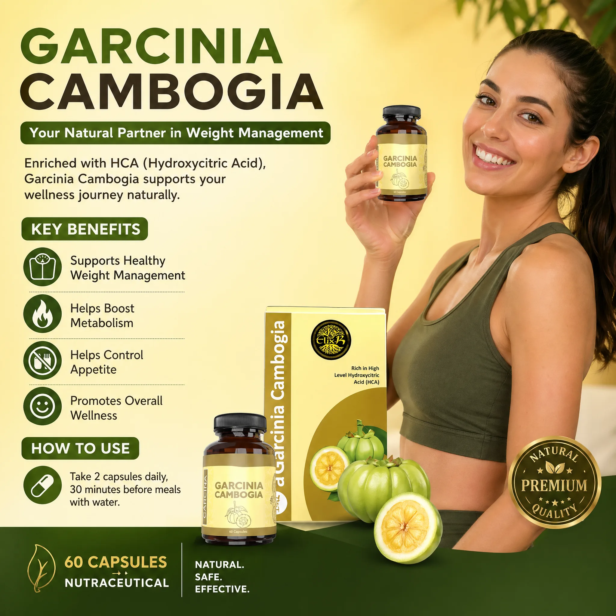 Garcinia Cambogia (60 Capsule) - HS00536