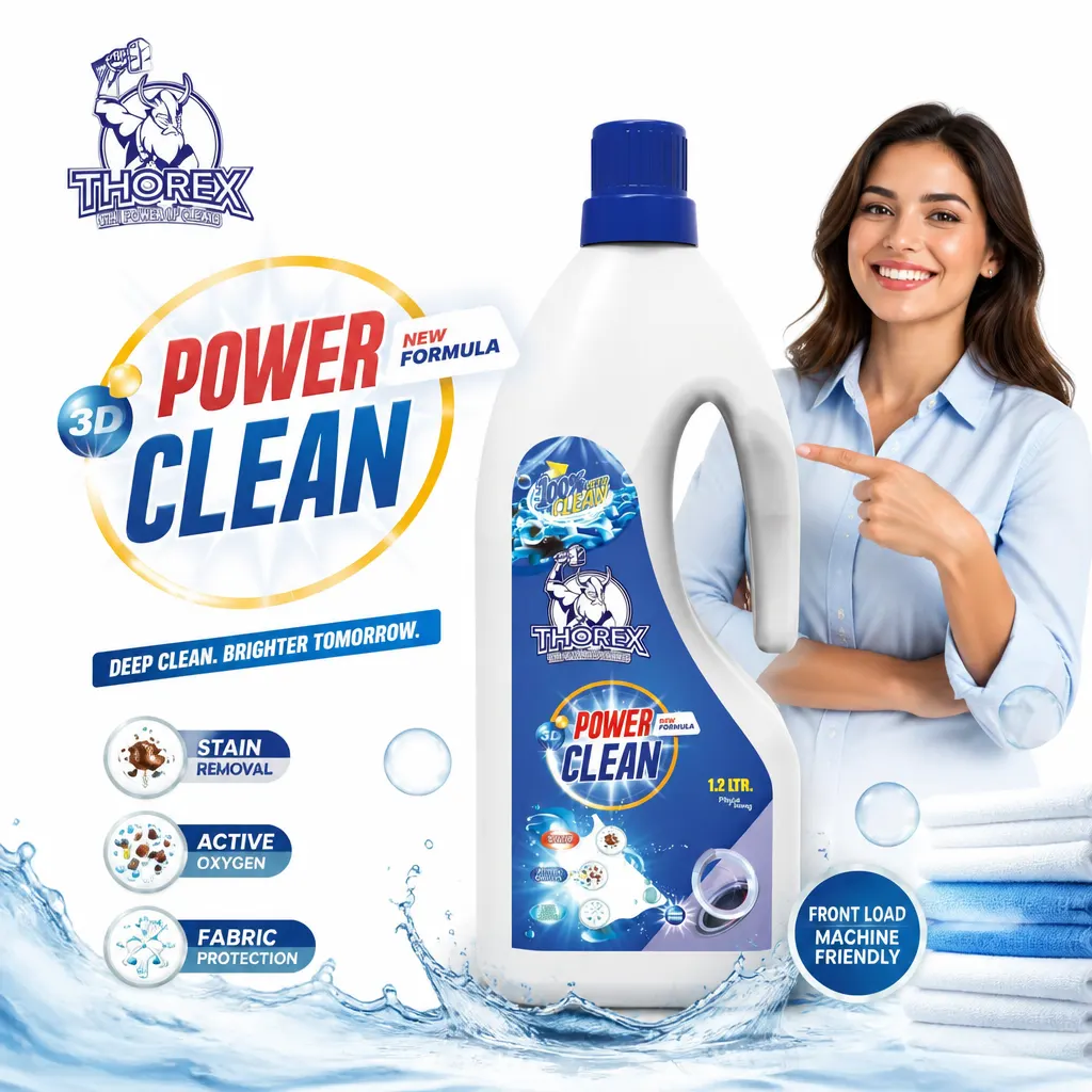 Power clean Liquid Detergent (1200ml)(PC1293)