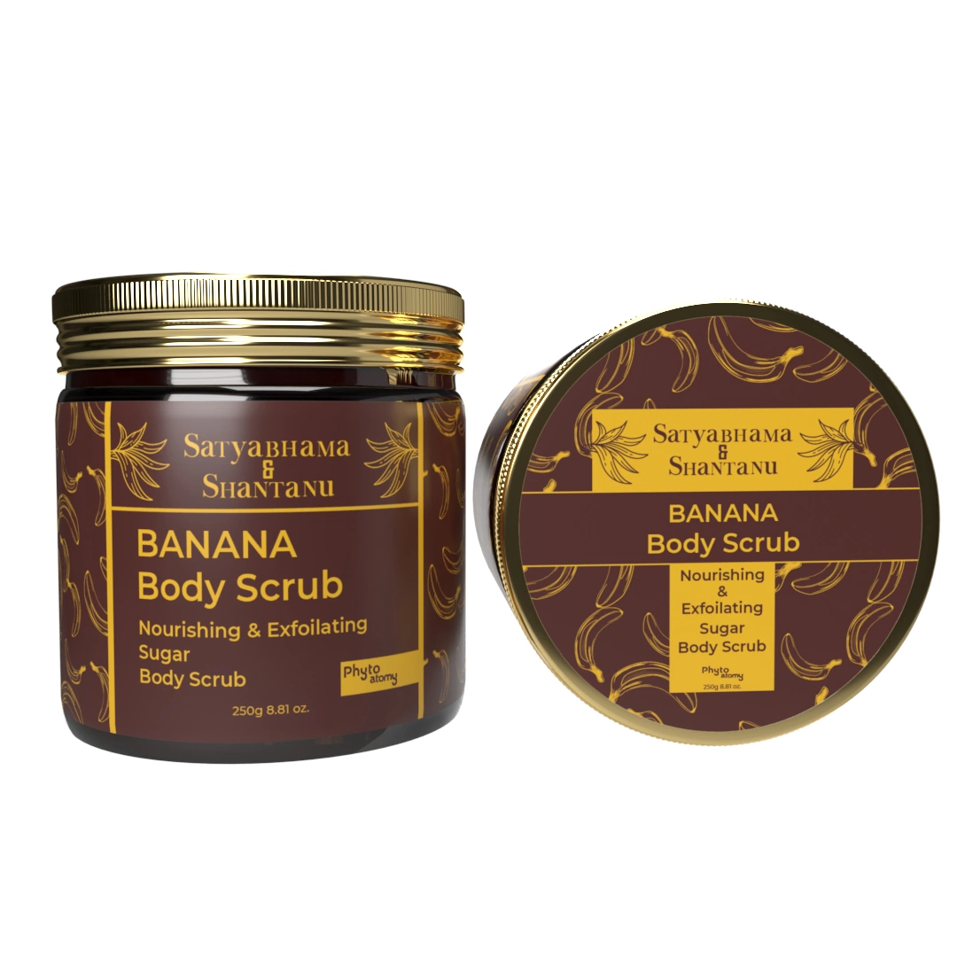 RBV B2B Banana Walnut Body Scrub (250g)-12 Pcs.
