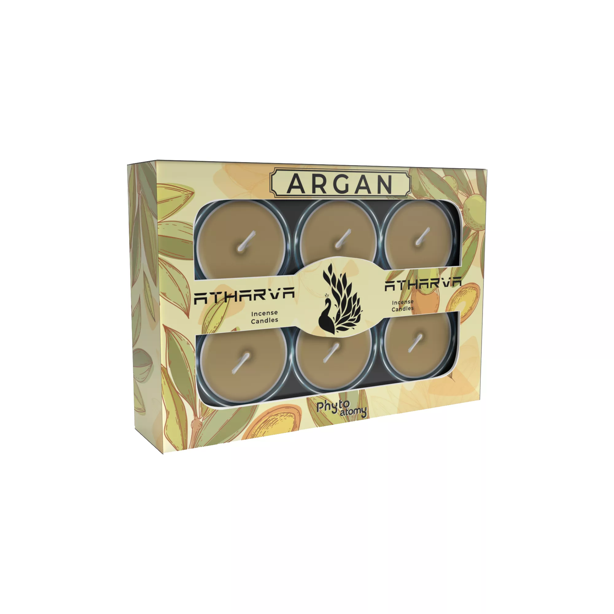 RBV B2B Argan Atharva Incense Candles (12 Pcs.)-18 Pkt.